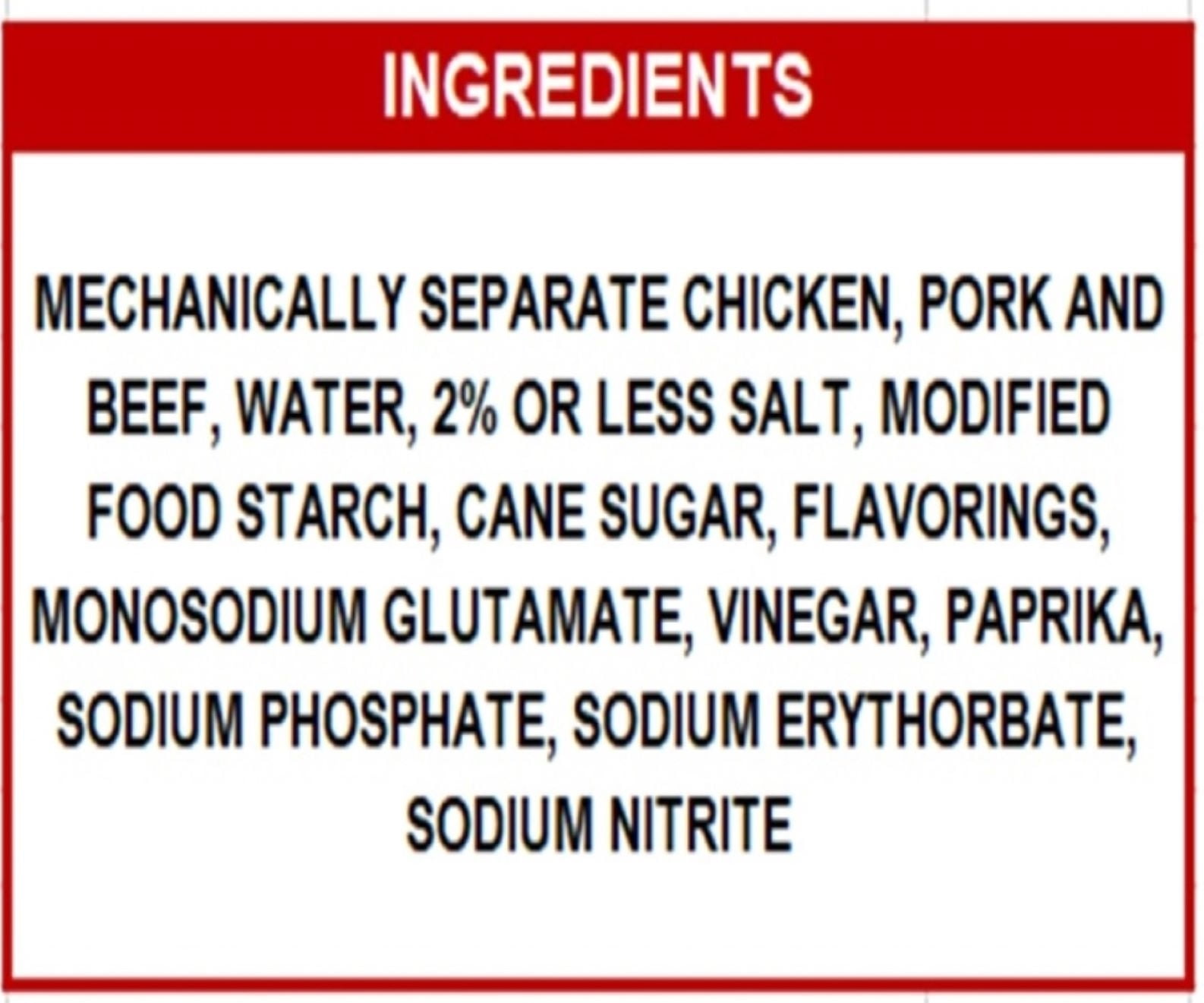 Roger Wood Spicy Hot Lumber Jack Smoked Sausage - Fully Cooked, Gluten-Free, 24 oz