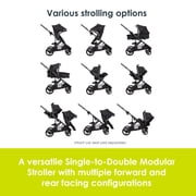 Baby Trend Morph Modular Stroller - Single to Double - Dash Black