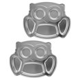 thumbnail image 2 of 2 Pcs Assiette pour Aliments Assiette Compartimentée en Acier Inoxydable Assiette pour Aliments pour Tout-Petits Assiette Compartimentée pour Servir les Aliments Assiette pour Enfants, 2 of 9
