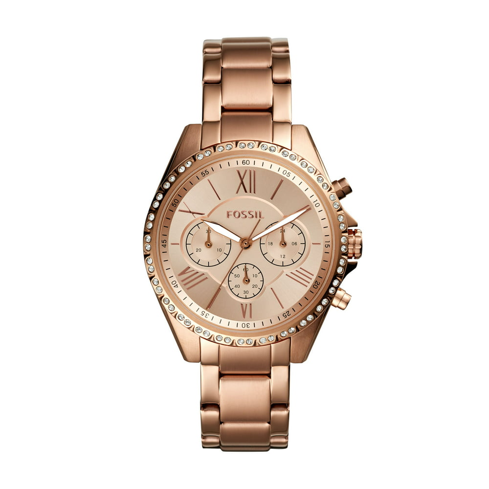 Fossil - Fossil Women's Modern Courier Chronograph Rose Gold-Tone ...