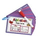 thumbnail image 1 of Juego de tarjetas didácticas del alfabeto | 26 tarjetas de aprendizaje de doble cara con formación de letras y palabras con imágenes | Incluye bolígrafo y anilla metálica | Material educativo de i, 1 of 5