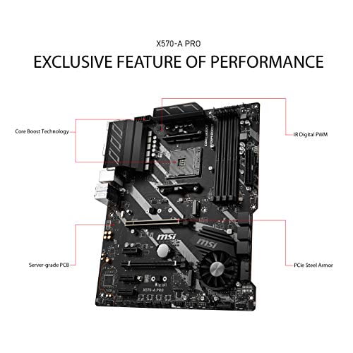 MSI X570-A PRO - Motherboard - ATX - Socket AM4 - AMD X570 Chipset