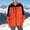 Orange, variant on Womens Ski Jacket Winter Waterproof Windproof Snow Coat, Insulated Hooded Snowboard Jacket for Skiing Hiking Travel