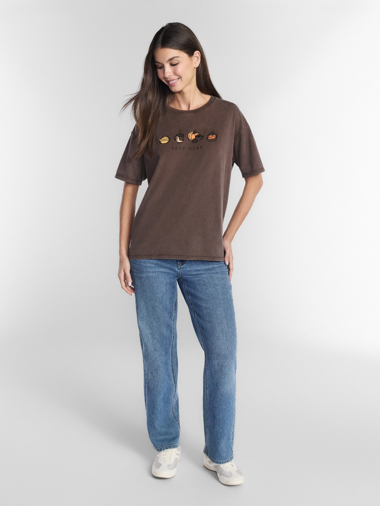 Women's Iconic Graphic Seasonal Fall Tee, from Positivitees, Sizes S-4X