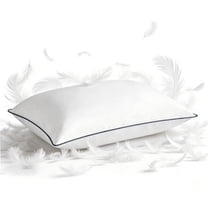 Luxury Down Feather Pillows Queen Size, Hotel Alternative Collection Bed Pillow for Sleeping Firm Soft Support for Side & Back Sleepers