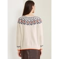 thumbnail image 4 of DARING DIVA Winter Fall Vintage Pullover Sweater Tops M White, 4 of 6
