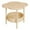 Coffee, variant on MOQIN 2-Tier Round Side Table, Outdoor Small Folding Accent Stand with Removable Tray, Portable Plastic Table for Balcony Patio Living Room, Nightstand for Bedroom
