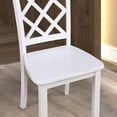 thumbnail image 4 of Furniture of America Ashen 5-Piece Wood Dining Table Set in White, 4 of 7