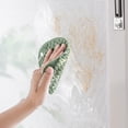 thumbnail image 2 of Injueey Cepillo de limpieza Pot Palm Tile Counter Scrubber Baño doméstico Reutilizable Fregado Manual Colgando Estropajo Rojo Suministros de limpieza para el hogar Verde, 2 of 6