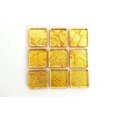 thumbnail image 3 of Milltown Merchants Yellow Glow Foil Tile 3/4 Inch Mosaic Tile (3 lbs), 3 of 5