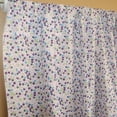 thumbnail image 3 of Cotton Curtain Floral Print 58 Inch Wide Small Flowers Allover Purple on White, 3 of 3