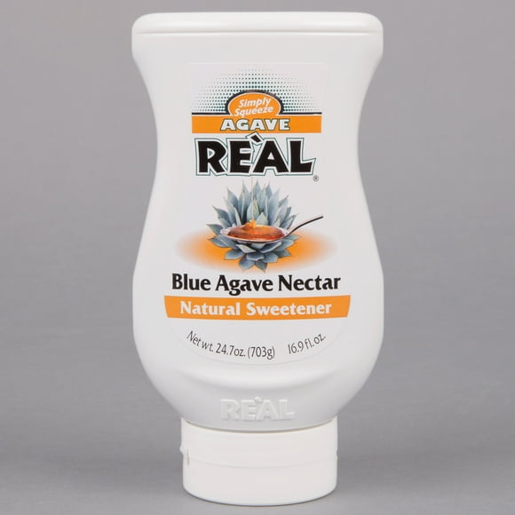 Real 16.9 fl. oz. Blue Agave Nectar Natural Sweetener