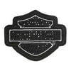 Harley-Davidson Studded Blank Bar & Shield Emblem, 3 x 2.5 Inch Patch EM1048301