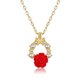 thumbnail image 5 of Collar con cadena de rosas y colgante de clavícula Collar de flores Collares con colgantes, 5 of 8