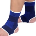 thumbnail image 1 of Tobillera de compresión: soporte de calcetín de manga de tobillo de punto para esguinces artritis tendinitis correr Fitness, 1 par, 1 of 5