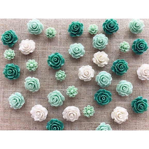 24Pcs Decorative Pushpins,Cork Board Tacks,Bulletin Board Tacks,Thumb Tack Decorative for CorkBoard, Office Organization or Home, Green