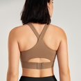 thumbnail image 5 of Women Bras Sports Fitness Bra Yoga Running Bra Dry Wicking Bra Bras for Women No Underwire Coffee S, 5 of 7