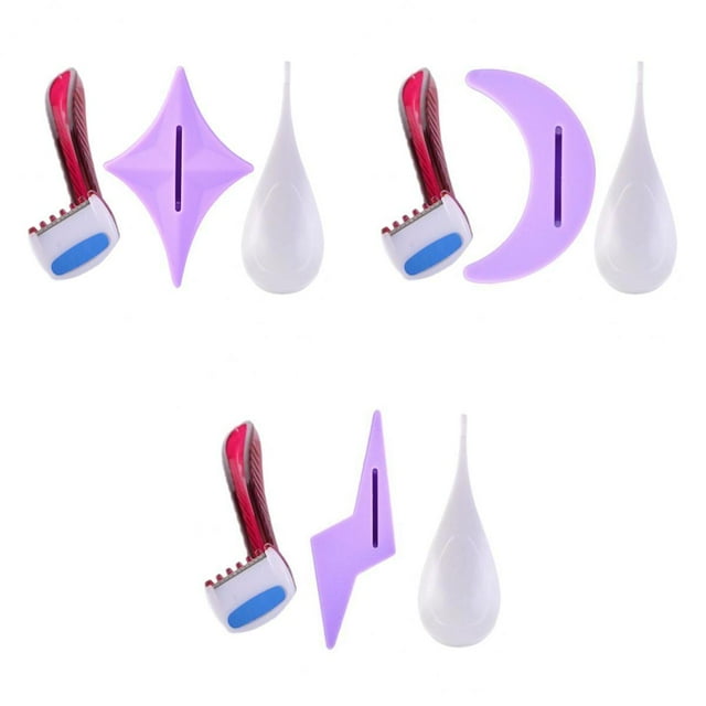 3x maquinilla de afeitar portátil, recortadora de línea de , herramienta al afeitado de Baoblaze maquinilla de afeitar bikini mujer
