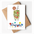thumbnail image 1 of Strawberry Fruit Juice Illustration Pattern Wedding Cards Congratulations Greeting Envelopes, 1 of 3