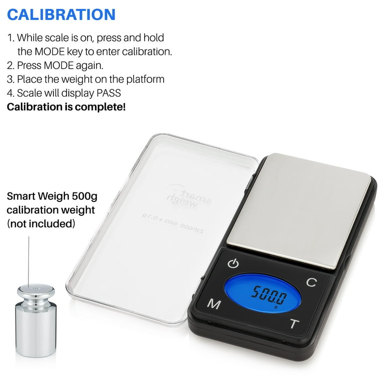 Accur 8 600 gram Digital Pocket Precision Scale C-600