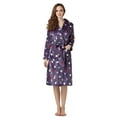 thumbnail image 1 of Richie House Women's Warm Fleece Bathrobe Robe RHW2318, 1 of 2