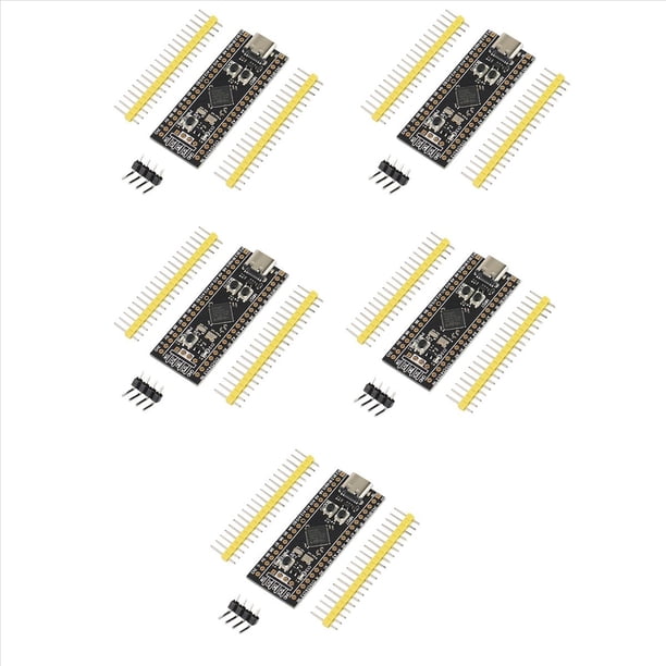 5X Placa de Desarrollo STM32F411, Placa de Aprendizaje STM32F411CEU6 STM32F4, Soporte para ProgramacióN MicroPython /