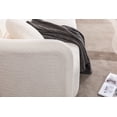 thumbnail image 6 of Minimalist Japandi Sofa Couch for Living Room, White Boucle Upholstered Cloud Couch for Apartment Home Office, 3 Seater Low Profile Ergonomic Design, 6 of 9
