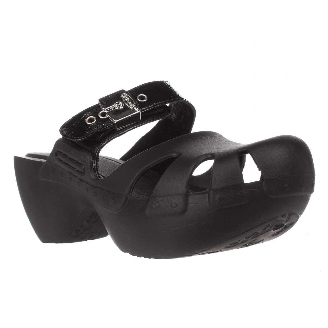 Dr. Scholl'S Women's Dance Black AnkleHigh Synthetic Sandal 8M