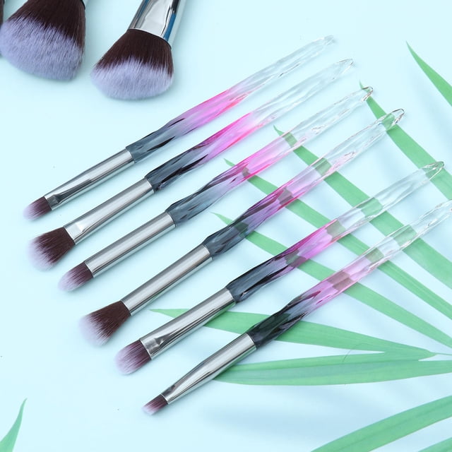 BESTYASH 10Ud Brochas De Maquillaje Con De Cristal Multicolor Para Uso