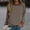 Coffee, variant on CLOISE Sweatshirt Women Striped Color Block Oversized Sweatshirts Crew Neck Long Sleeve Hoodies Shirts Blue Basic Tops Fall Tunic Y2k Outfits XL