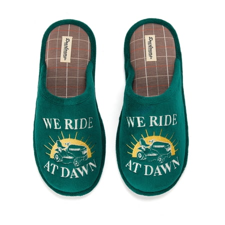 Dearfoams Cozy Comfort Men's We Ride At Dawn Scuff Slippers