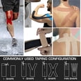 thumbnail image 4 of Cintas De Kinesiología De 5Cm X 5M, Vendaje Elástico Atlético Deportivo, Cintas Musculares, Protector Deportivo Para Fitness Monstrate CE007046-00, 4 of 6