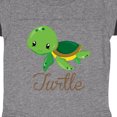 thumbnail image 3 of Inktastic Little Turtle Boys or Girls Baby Bodysuit, 3 of 4