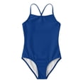 thumbnail image 4 of Shadoumai Girls One Piece Swimsuit Size 7-8 Hollow Out Straps Tankini Lightweight Tropical Print Bathing Suits for Girls Cutout Adjustable Straps Swimwear Shorts and Skirt, 4 of 5