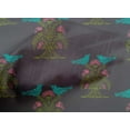 thumbnail image 4 of oneOone Organic Cotton Voile Fabric Bird & Tree Block Print Fabric By The Yard 42 Inch Wide, 4 of 4