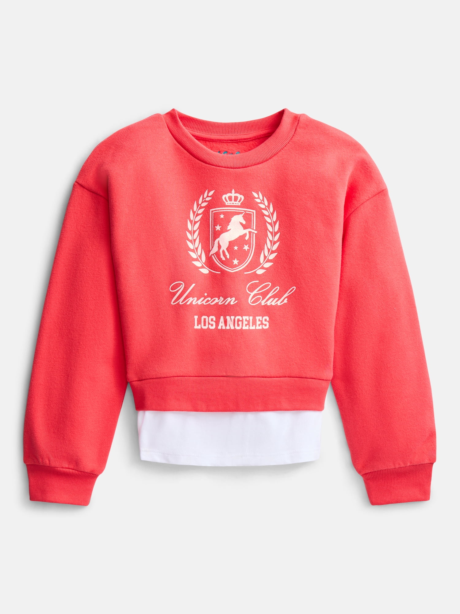 Wonder Nation Girls' Sweatshirt and Flare Leggings Set, 2-Piece, Sizes 4-10