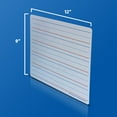 thumbnail image 2 of Flipside Products Magnetic Dry Erase Learning Mat, Two-Sided Red & Blue Ruled/Plain, 9" x 12", Pack of 24, 2 of 3