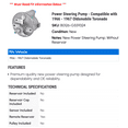thumbnail image 2 of Power Steering Pump - Compatible with 1966 - 1967 Oldsmobile Toronado - BBB Industries, 2 of 2