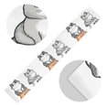 thumbnail image 5 of Yayeee Table Runner 70 inches Long Home Kitchen Dinning Party Decoration, Gray Cute Chubby Cat, 5 of 7