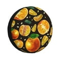 thumbnail image 2 of Balery Tangerine Tire Covers - Tough Tire Wheel Protector for Truck, SUV, Trailer, Camper, RV -16 inch, 2 of 8