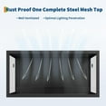 thumbnail image 6 of 120 gal Bearded Dragon Tank 4 ft x2 ft x2 ft Reptile Terrarium Enclosure with Sliding Glass Doors, Snake Enclosure Heavy Duty Top Screen Ventilation, Easy to Assemble Black, 6 of 8