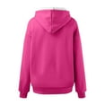 thumbnail image 3 of XINXIAOO Hoodies Sweatshirt for Women Long Sleeve Pullover Sweatshirts Unisex Hoodie Hot Pink Clothes Women Fall Jacket Graphic Hoodie, 3 of 4