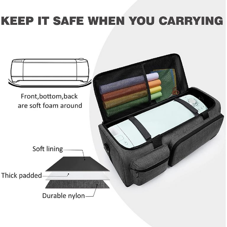 IMAGINING Carrying Case Bag Compatible with Cricut Maker, Maker 3, Explore  Air 2, Explore 3, Cricut Storage for Cricut Accessories
