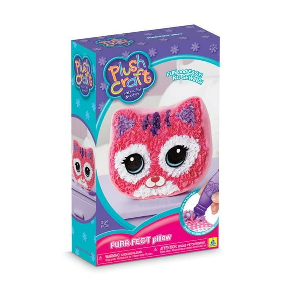 PlushCraft™ Plushcraft Purr-Fect Kitten Pillow