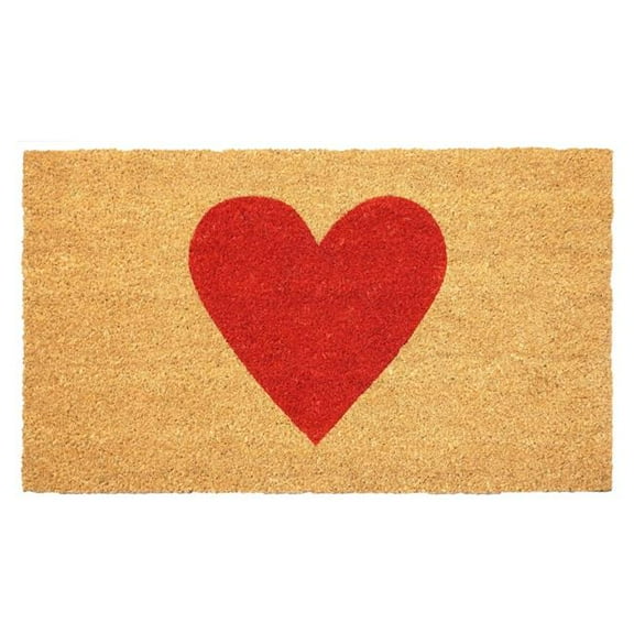 Calloway Mills 106602034 Red Heart Doormat, 20 x 34 in.