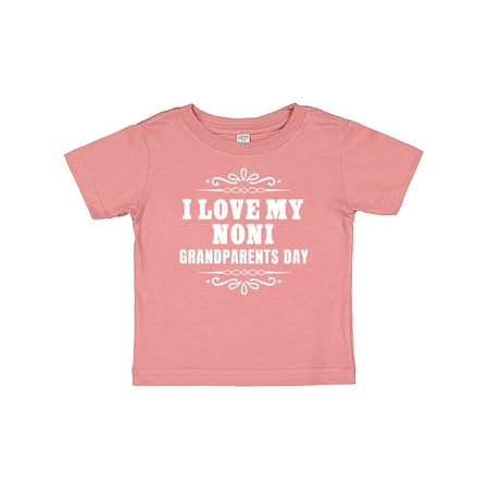 

Inktastic Grandparents Day I Love My Noni Gift Baby Boy or Baby Girl T-Shirt