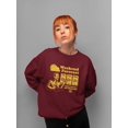 thumbnail image 2 of Weekend Forecast Graphic - Churro Fun Design Women's Sweatshirt, 2 of 4