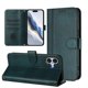 thumbnail image 4 of For iPhone 16 Plus Cases Wallet Stand Retro Texture Leather Phone Cover with Lanyard - Grey, 4 of 5