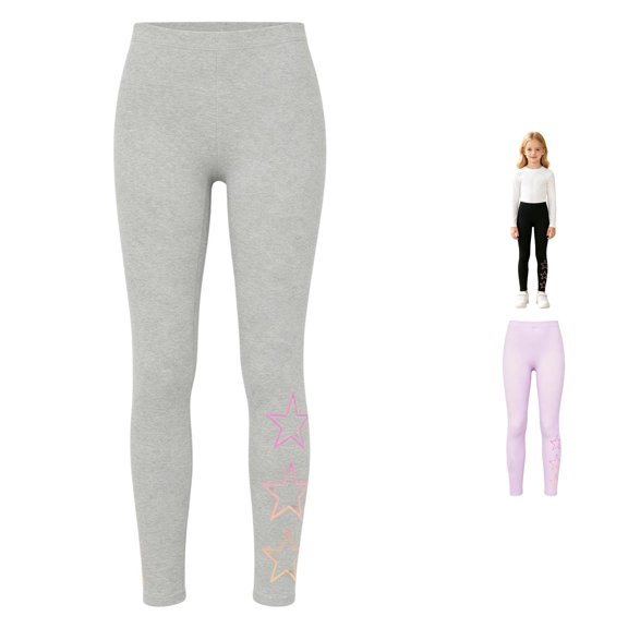 Vividxx Pants For Girls Kids Leggings Breathable Pants For Soft Stretchable Everyday Wear Slim Fit Classic 2-3 Years