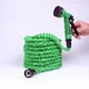 thumbnail image 5 of Manguera de jardín flexible con ducha de mano Adaptador de 30 m Manguera de agua verde de 1/2 pulgada y 3/4 pulgada Manguera flexible, extensible, a prueba de dobleces Ormromra LN-0540, 5 of 8